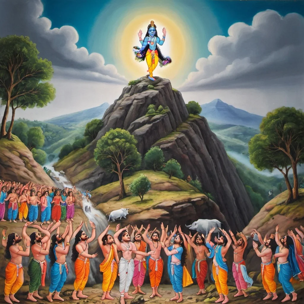 Read more about the article Krishna and Indra: The Giri Govardhan Story