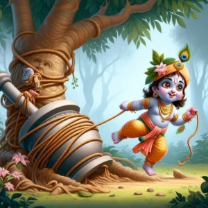 Read more about the article Krishna Tied To Mortar: The Damodar Leela