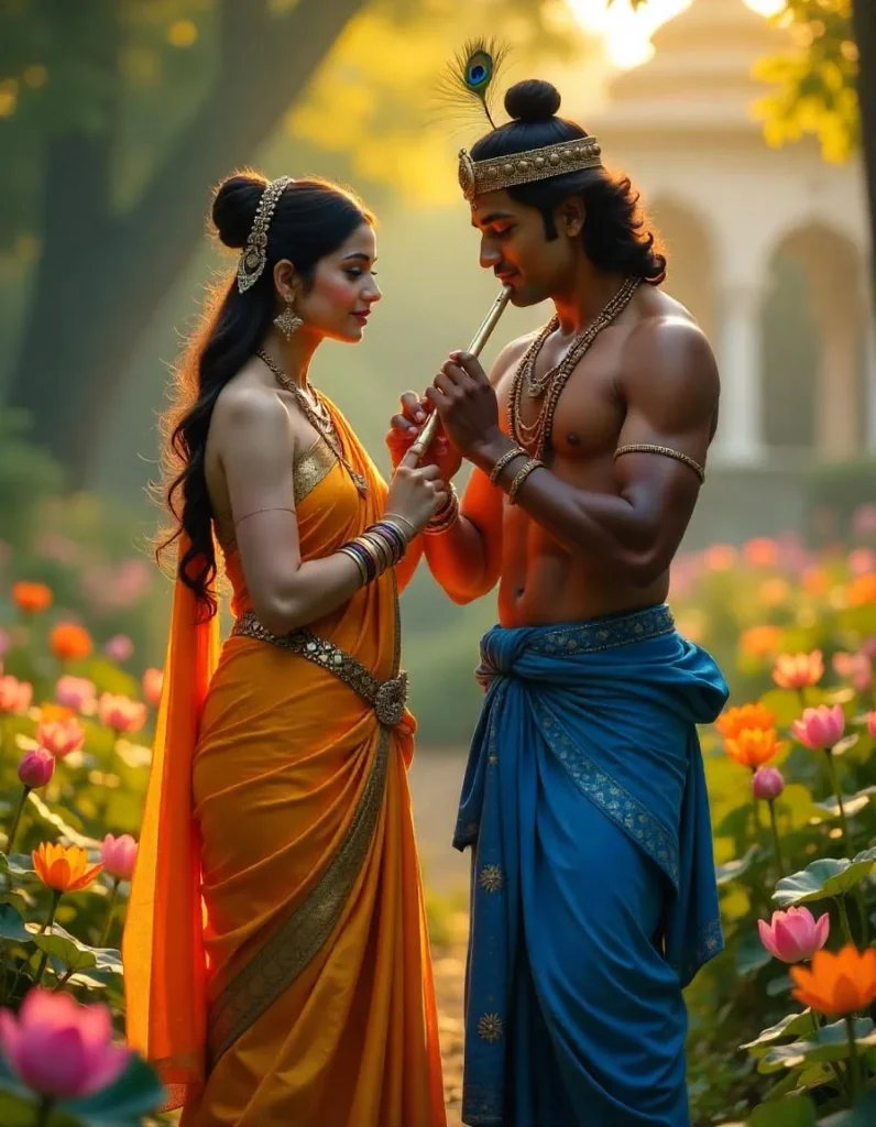 Rukmini and Krishna