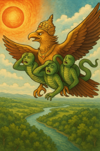 Read more about the article Nagalaya: An interesting Legend of Garuda and Nagas